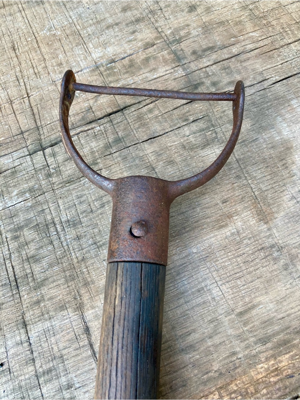 Ely’s Dandy Hay Knife Metal and Wood Early 1900s Garden Tool Rustic Decor - Picture 14 of 16